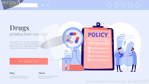 Image of Pharmaceutical policy concept landing page.