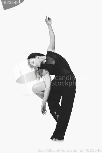 Image of Beautiful modern dancer girl