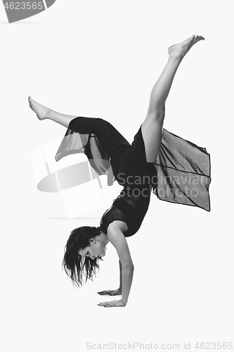 Image of Beautiful modern dancer girl