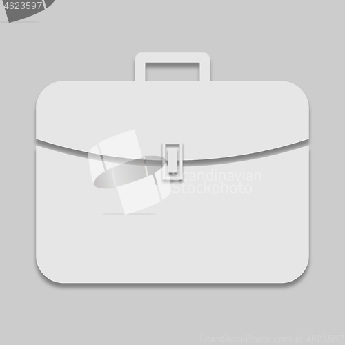 Image of briefcase icon in bright style