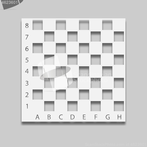 Image of chessboard in light tone