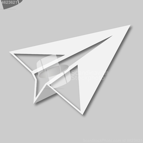 Image of paper airplane icon