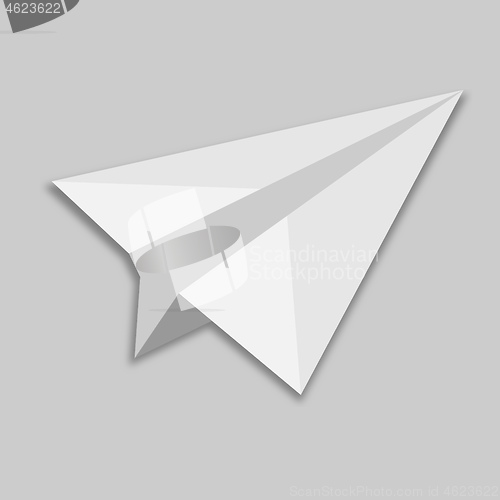 Image of paper airplane icon