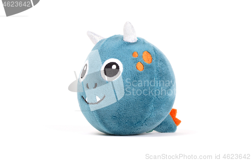 Image of Soft toy dragon isolated