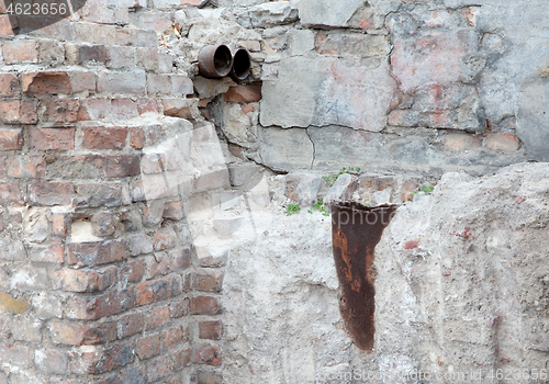 Image of Old Brick wall background