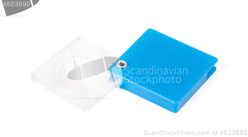 Image of Blue loupe isolated on white