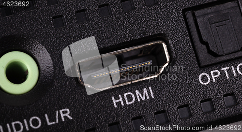 Image of Particular hdmi connection on a device