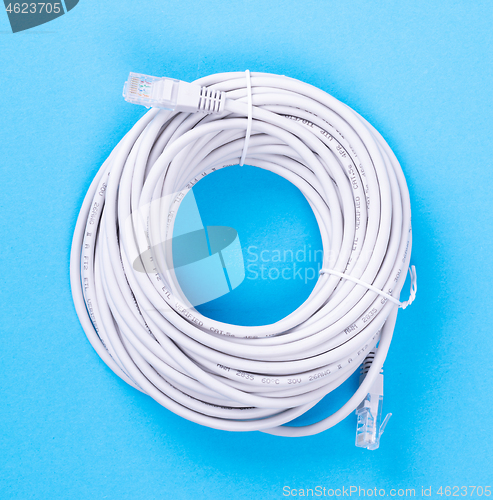 Image of Ethernet cable rolled up