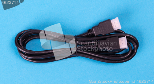 Image of Particular hdmi connection cable isolated