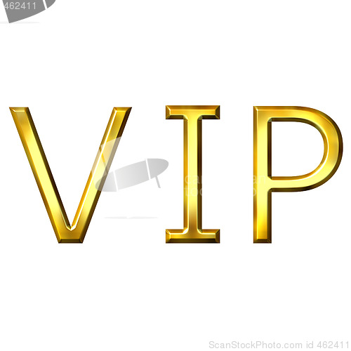 Image of 3D Golden VIP