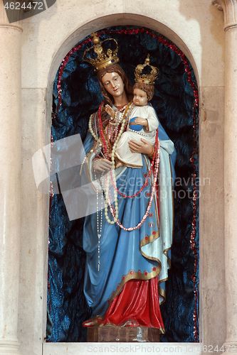 Image of Virgin Mary with baby Jesus