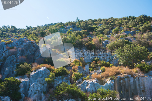 Image of ancient city on the Kekova