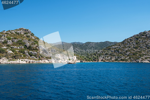 Image of ancient city on the Kekova