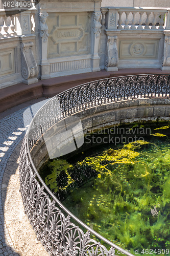 Image of the Danube spring in Donaueschingen Germany