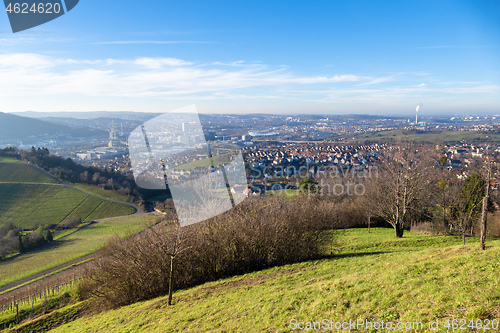 Image of aerial view to Stuttgart Germany