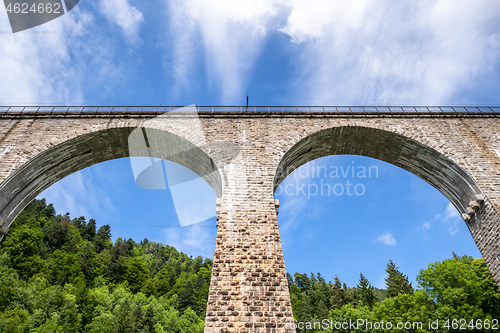 Image of the Ravenna Bridge railway viaduct on the Höllental Railway lin