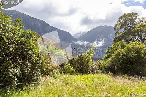 Image of Landscape scenery in south New Zealand