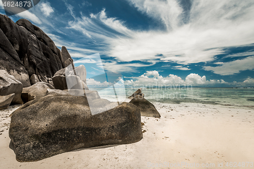 Image of Praslin beach Seychelles