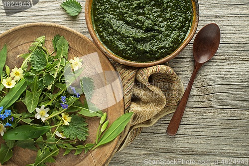 Image of Healthy green soup