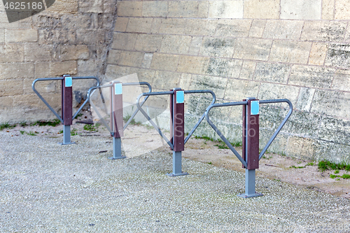 Image of Locking Bicycles Poles