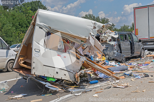 Image of Camper Trailer Traffic Accident