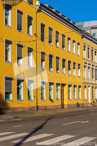 Image of Yellow Buildings Oslo