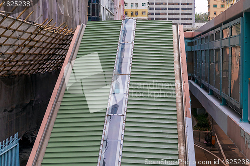 Image of Covered Escalator Roof