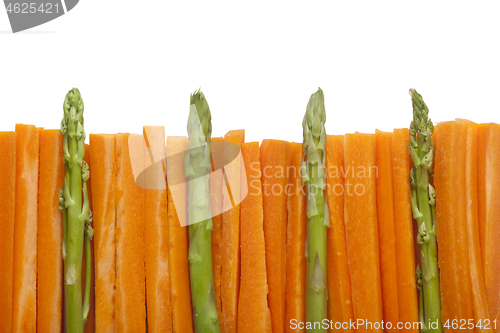 Image of Carrot and asparagus fence