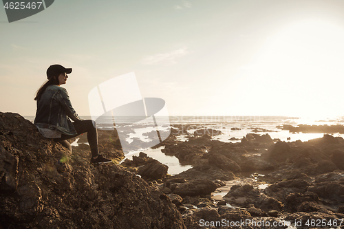 Image of Alone in the beach