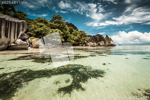 Image of Praslin beach Seychelles