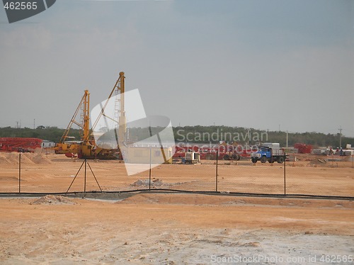 Image of large construction site