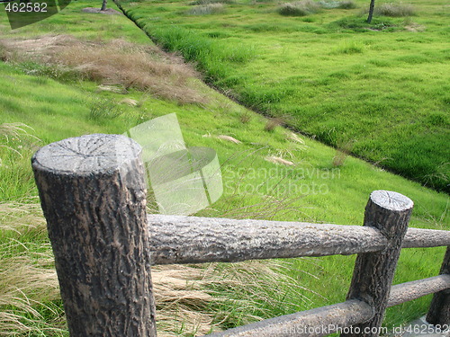 Image of A quiet Japanese green field