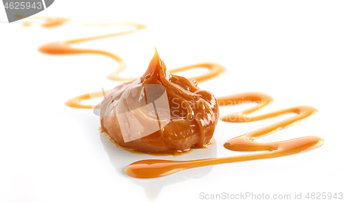 Image of soft caramel and caramel sauce