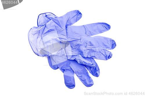 Image of Gloves blue medical 