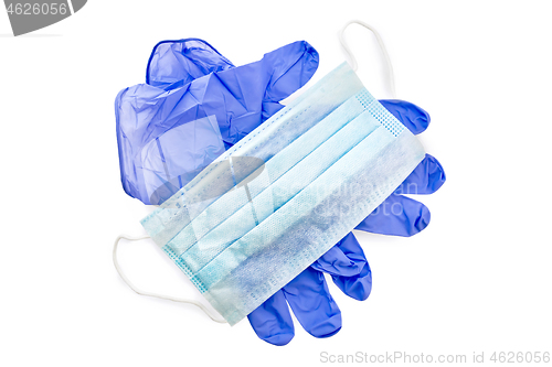 Image of Gloves and mask medical 