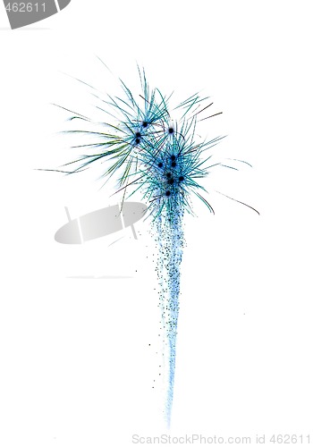 Image of abstract celebration firework