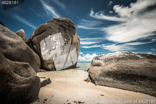 Image of Praslin beach Seychelles