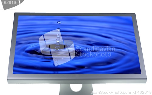 Image of lcd monitor flat screen