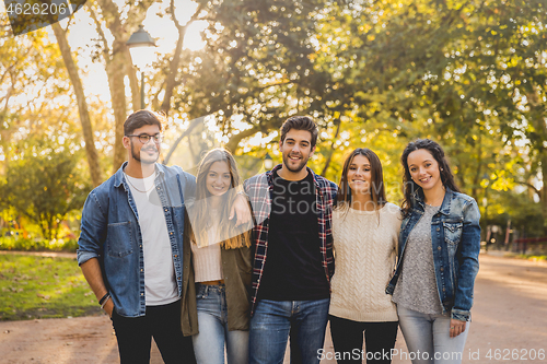 Image of Students in the park