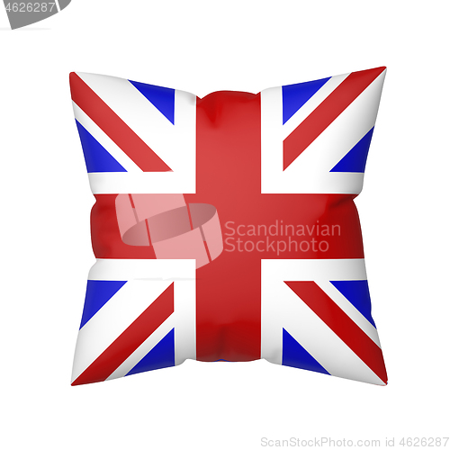 Image of British flag on pillow