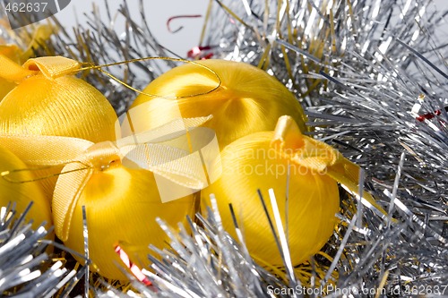 Image of christmas ornaments