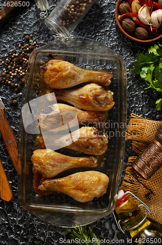 Image of baked chicken