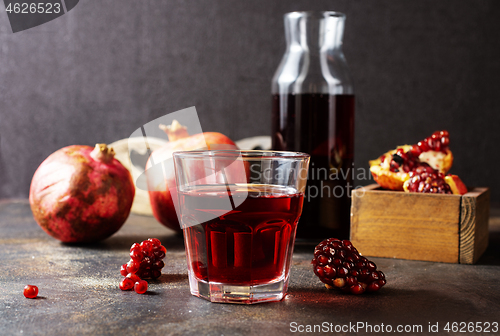 Image of pomegranate juice