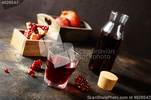 Image of pomegranate juice