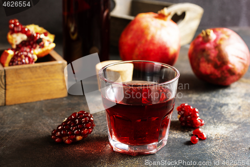 Image of pomegranate juice