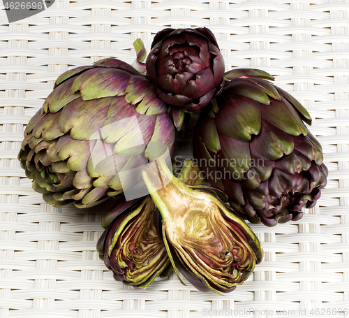 Image of Perfect Raw Artichokes