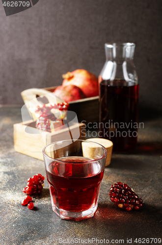 Image of pomegranate juice