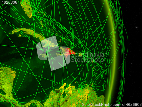 Image of Dominican Republic on digital Earth
