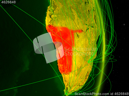 Image of Namibia on digital Earth