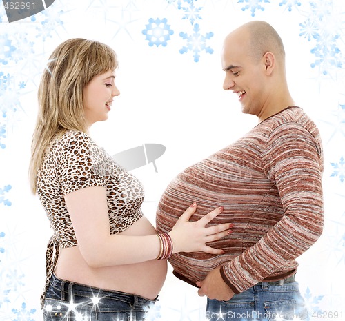 Image of pregnant man
